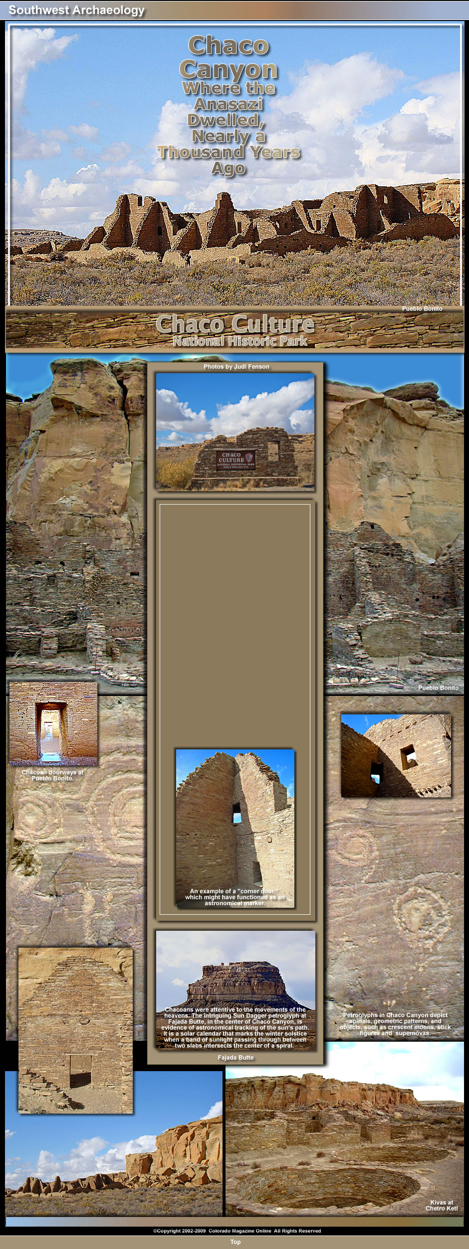 Chaco Canyon Colorado Magazine Online